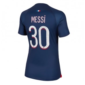 Paris Saint-Germain Lionel Messi #30 kläder Kvinnor 2023-24 Hemmatröja Kortärmad